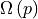 \Omega\left(p\right)