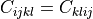 C_{ijkl} = C_{klij}