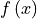 f\left( x \right)