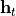 \mathbf{h}_t