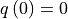 q\left(0\right)=0