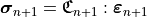 \bm{\sigma}_{n+1} = \mathbf{\mathfrak{C}}_{n+1} : \bm{\varepsilon}_{n+1}