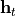 \mathbf{h}_t