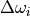 \Delta\omega_i