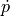 \dot{p}